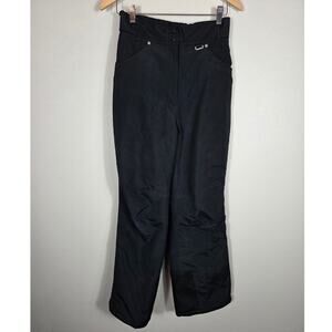 Slalom Men's Outdoor Black Snow Ski Pants Size Small